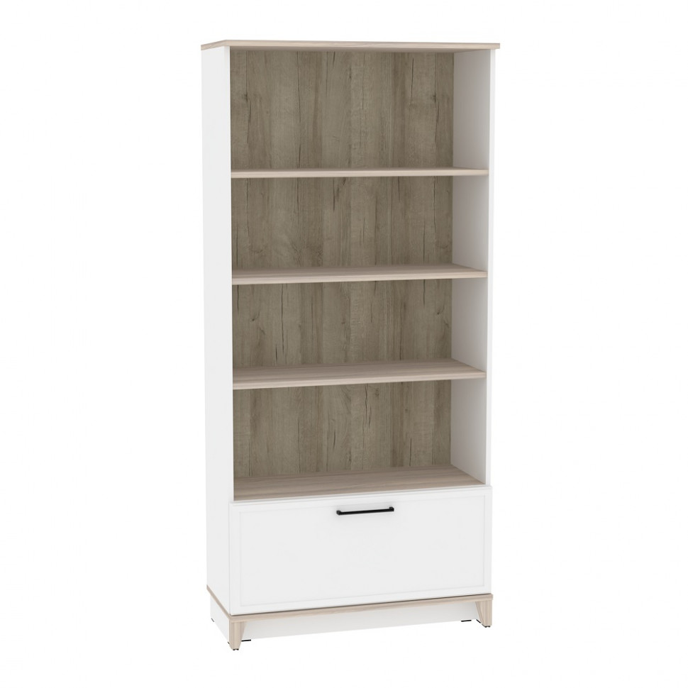 Шкаф МЦН Аурелия 2 Белый/Блеквуд Сатиновый