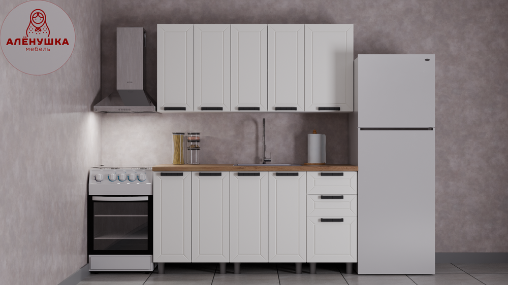 Кухня Лилия 1.6 без столешницы, без ручек